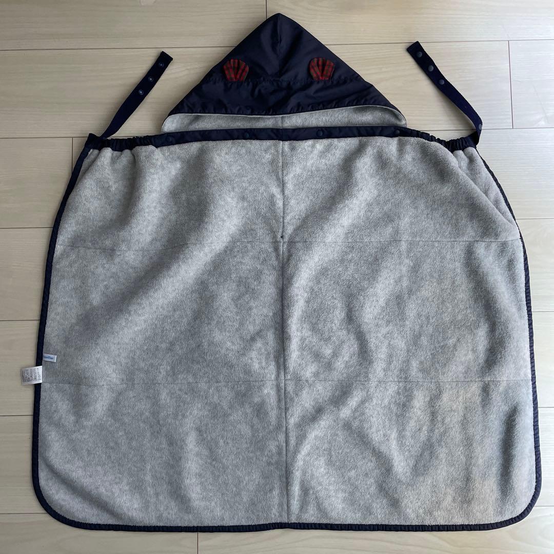 familiar 3WAYブランケット ナノ撥水加工 ネイビー 現行品