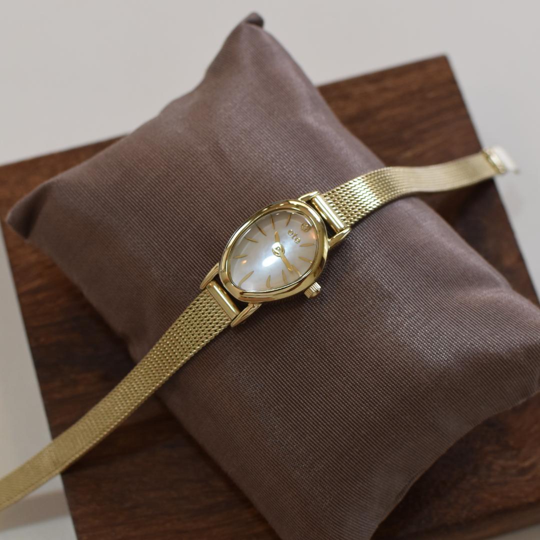 〇 ete 〇エテ　　腕時計　ジェムフェイス　レディース　　ダイヤ