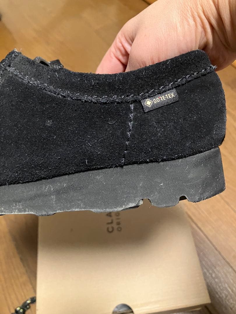 たけみ CLARKS クラークス ワラビー ゴアテックス 23㎝ ブラック
