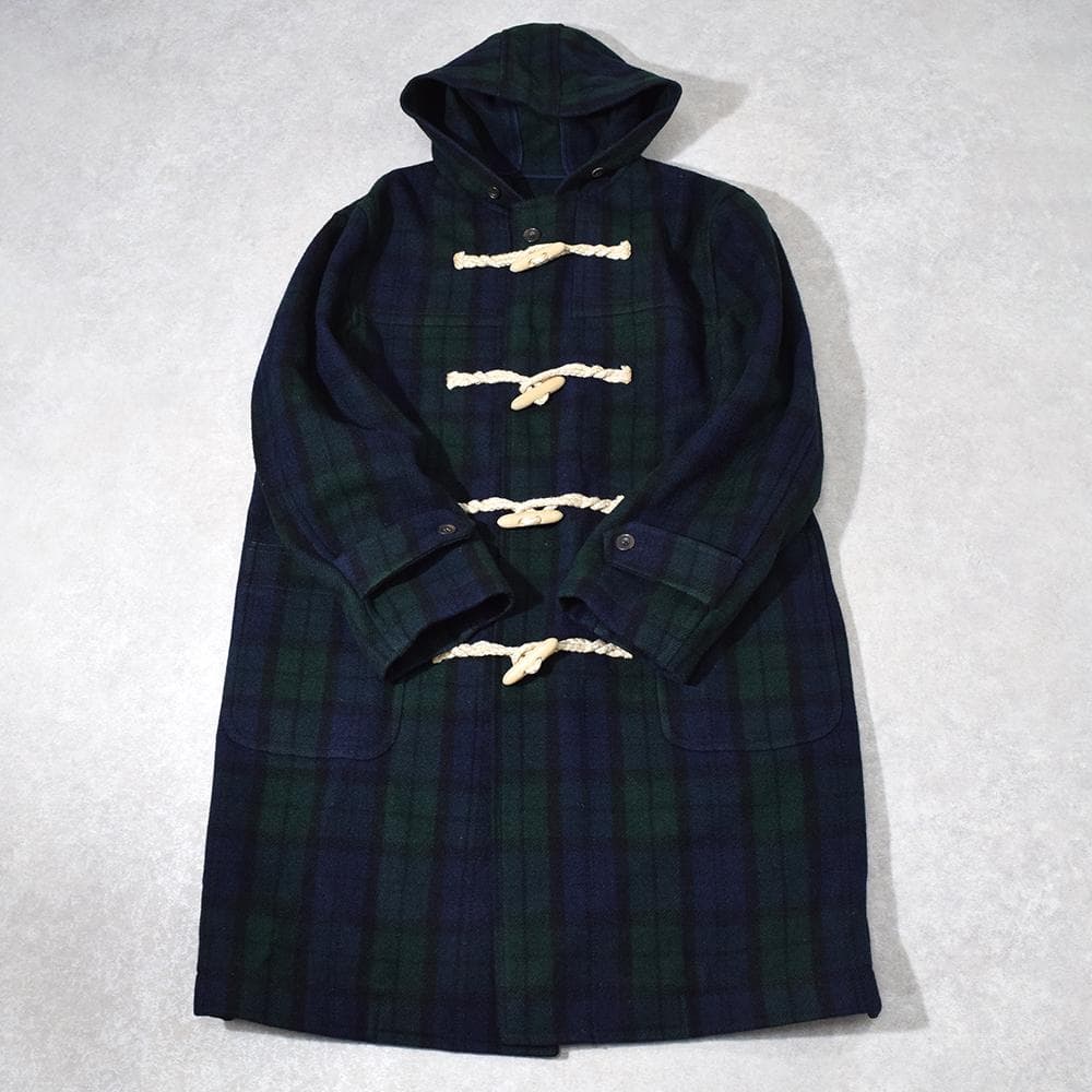 当時物 ヴァンヂャケット VAN ブラックウォッチ ウール ダッフルコート L
