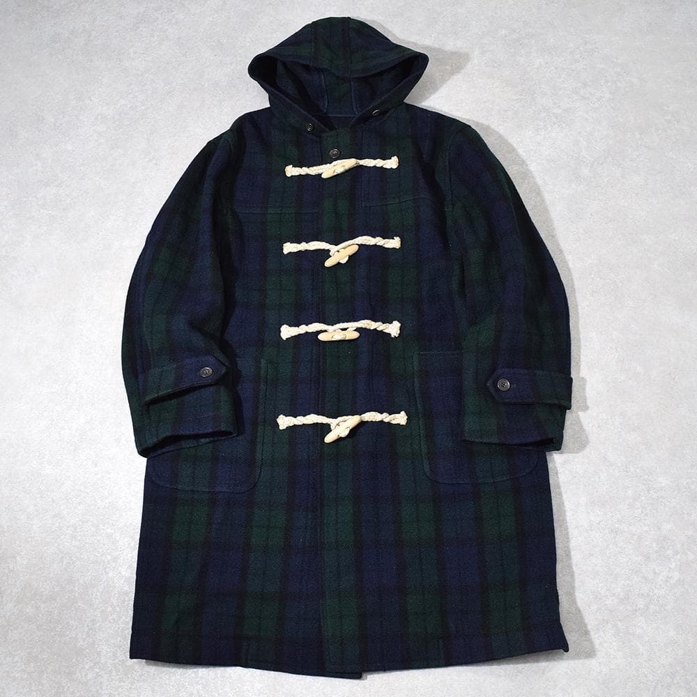 当時物 ヴァンヂャケット VAN ブラックウォッチ ウール ダッフルコート L