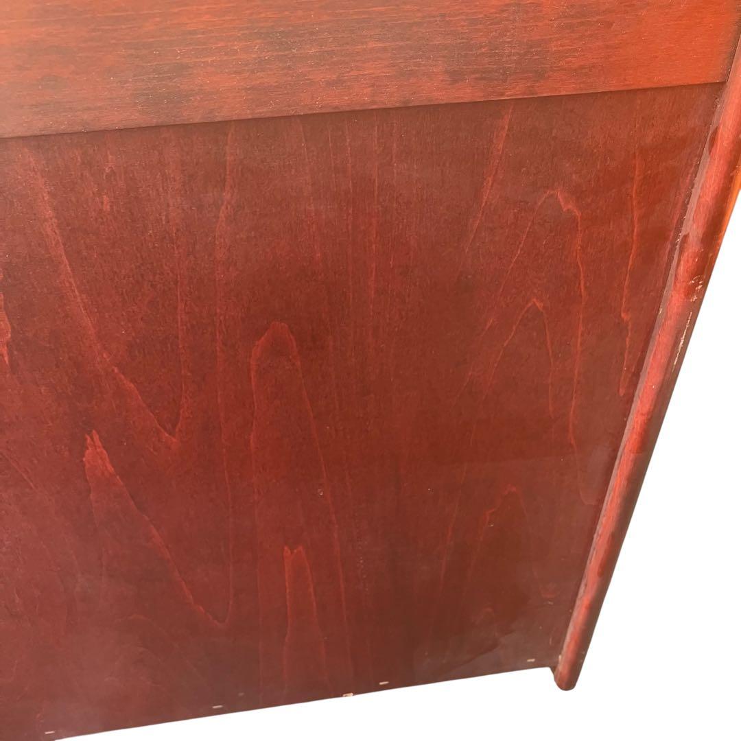 オールドカリモク　キャビネット　昭和レトロ 電話台 花台 古家具　FAX台