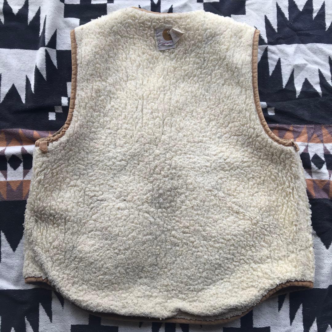 70's carhartt カーハート ダックベスト 裏ボア USA製