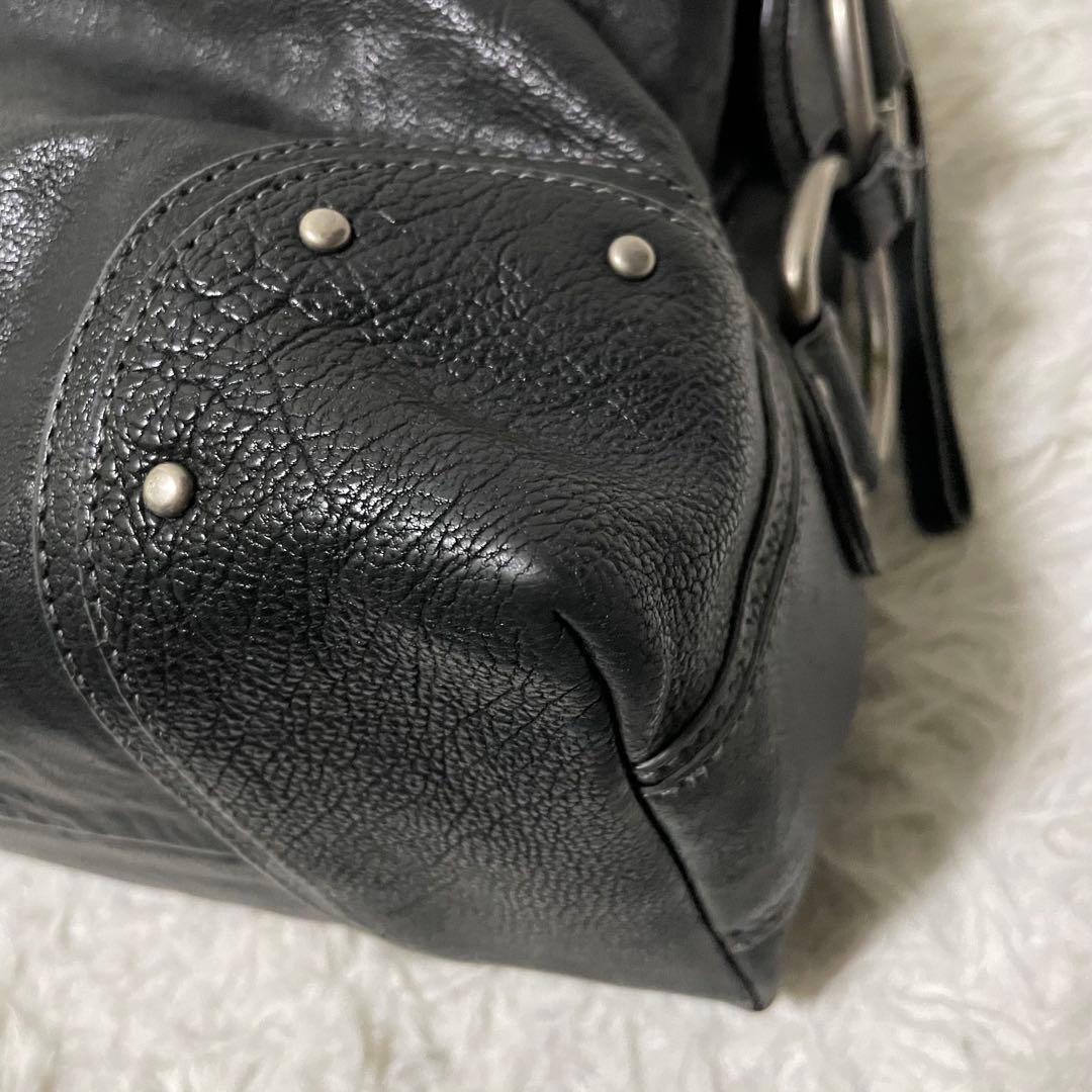 バッグ Vintage Bally Y2K Handbag Black Studs