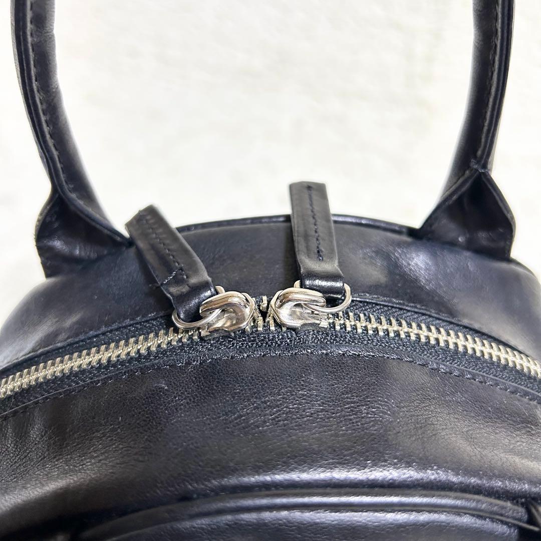 Y's ヨウジヤマモト 牛革 ショルダーバッグ カヨナカムラ ブラック 2way