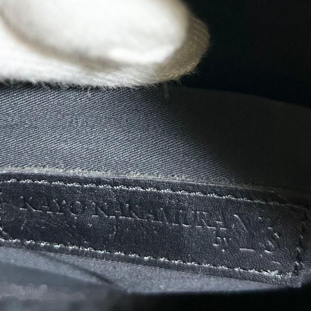 Y's ヨウジヤマモト 牛革 ショルダーバッグ カヨナカムラ ブラック 2way