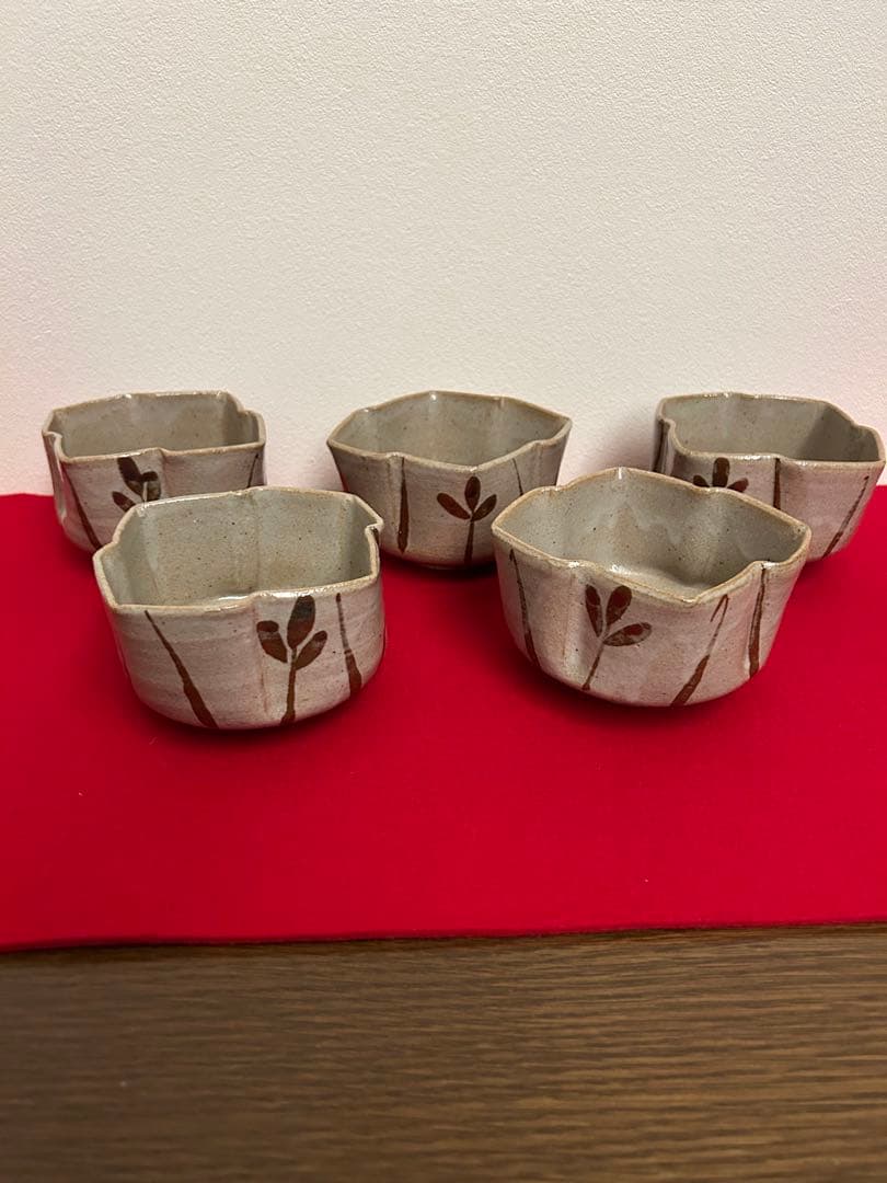 13代太郎右衛門作　絵唐津　五客