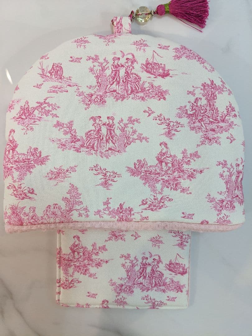 トワルドジュイ　フランス輸入生地　ティーコゼー　ハンドメイド