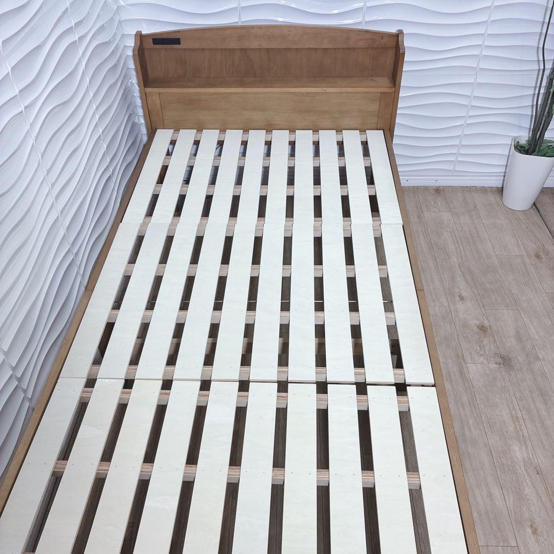 ◇萩原◇ベッドフレーム◇コンセント付き◇シングル◇大阪兵庫京都奈良滋賀和歌山◇