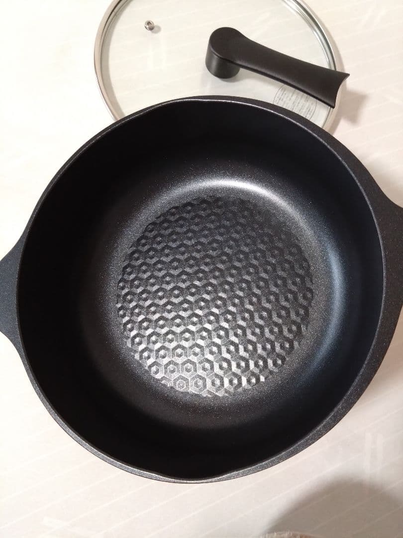ベルフィーナ　ダイヤモンドパン　グランドセット　無水調理鍋、フライパンセット