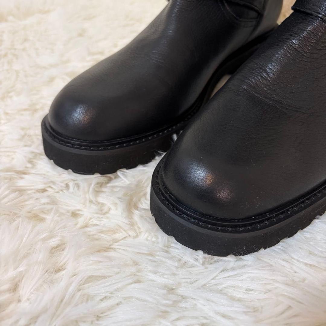 極美品✨ルタロン エンジニアブーツ トラックソール 厚底 軽量 シボ革 LL