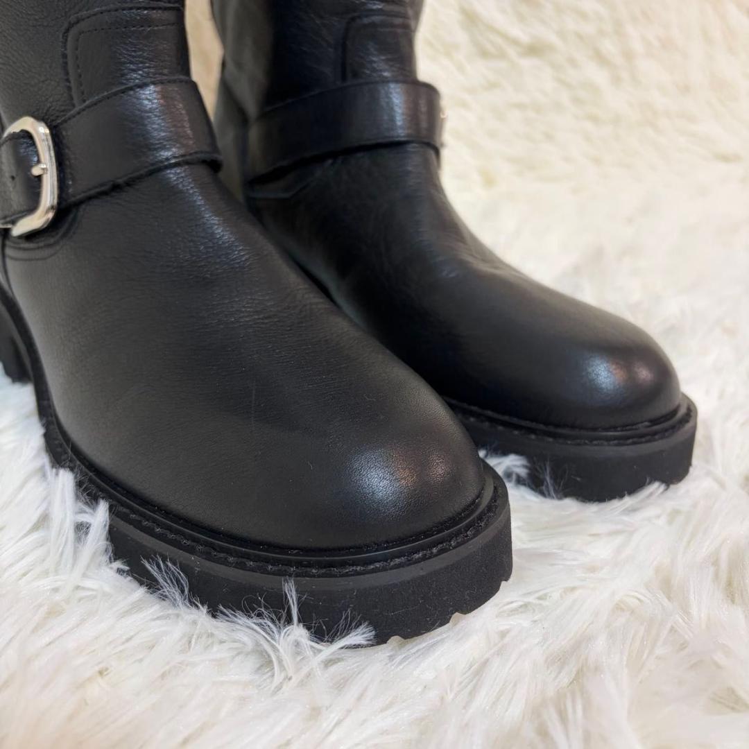 極美品✨ルタロン エンジニアブーツ トラックソール 厚底 軽量 シボ革 LL