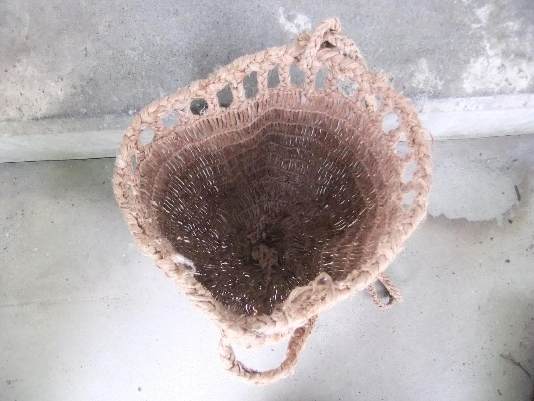 アイヌ民具　編み袋　サラニプ*1