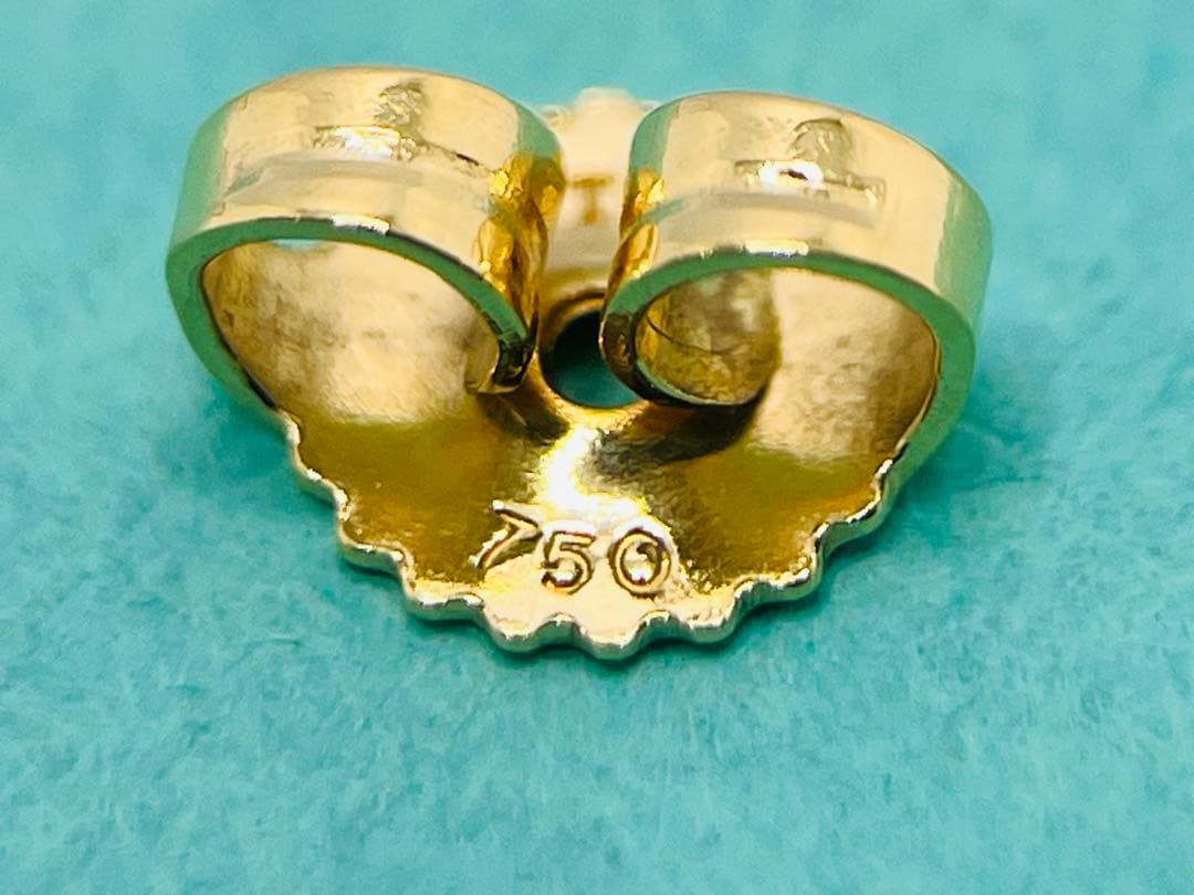 c881 美品　ティファニー　パロマピカソ　K18YG キス　X クロス　ピアス