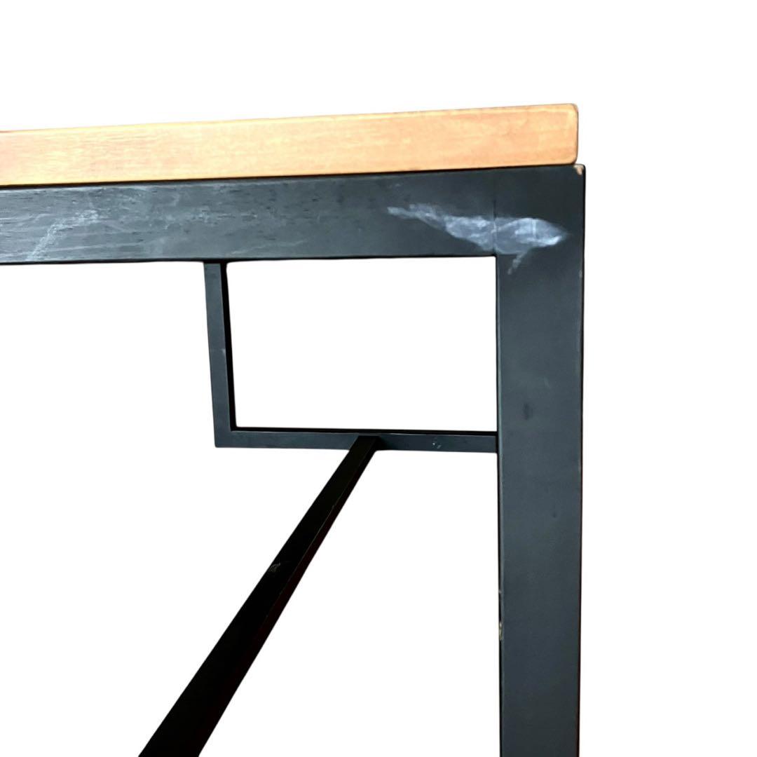 ヘリンボーン ローテーブル カフェテーブル インダストリアル 幅100cm