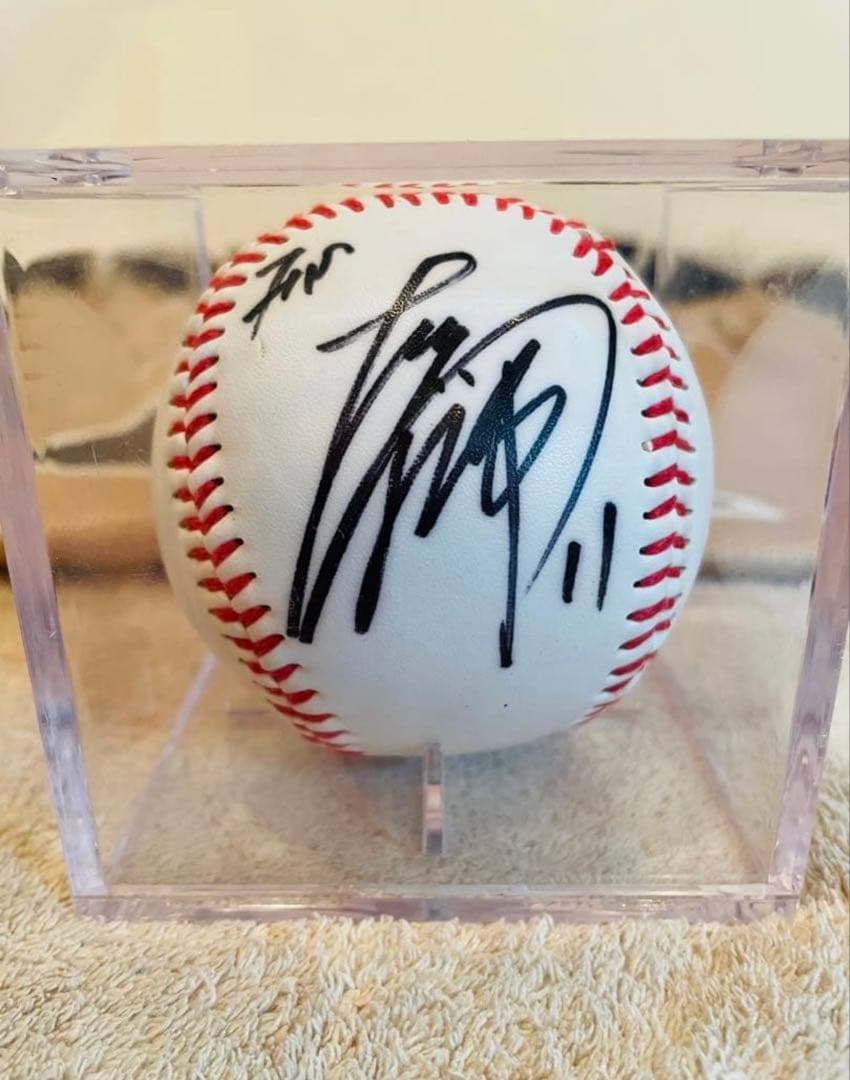 大谷翔平⭐️初期直筆サインボール⭐️日ハムビジターユニフォーム⭐️2点セット