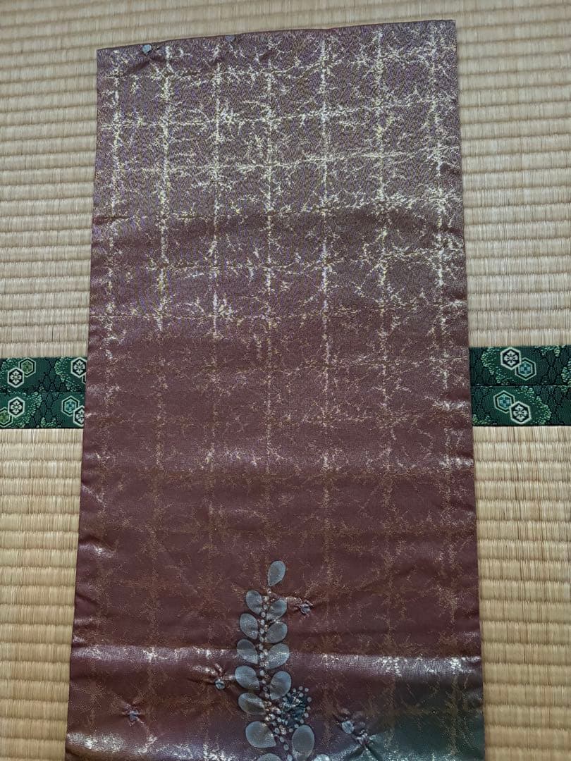 お客　袋帯　辻ヶ花　作家もの　未使用