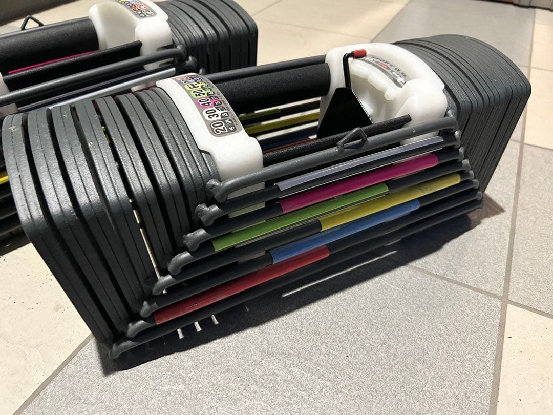 パワーブロックタイプ 可変式ダンベル 90ポンド(約41kg) ×2【手渡し】