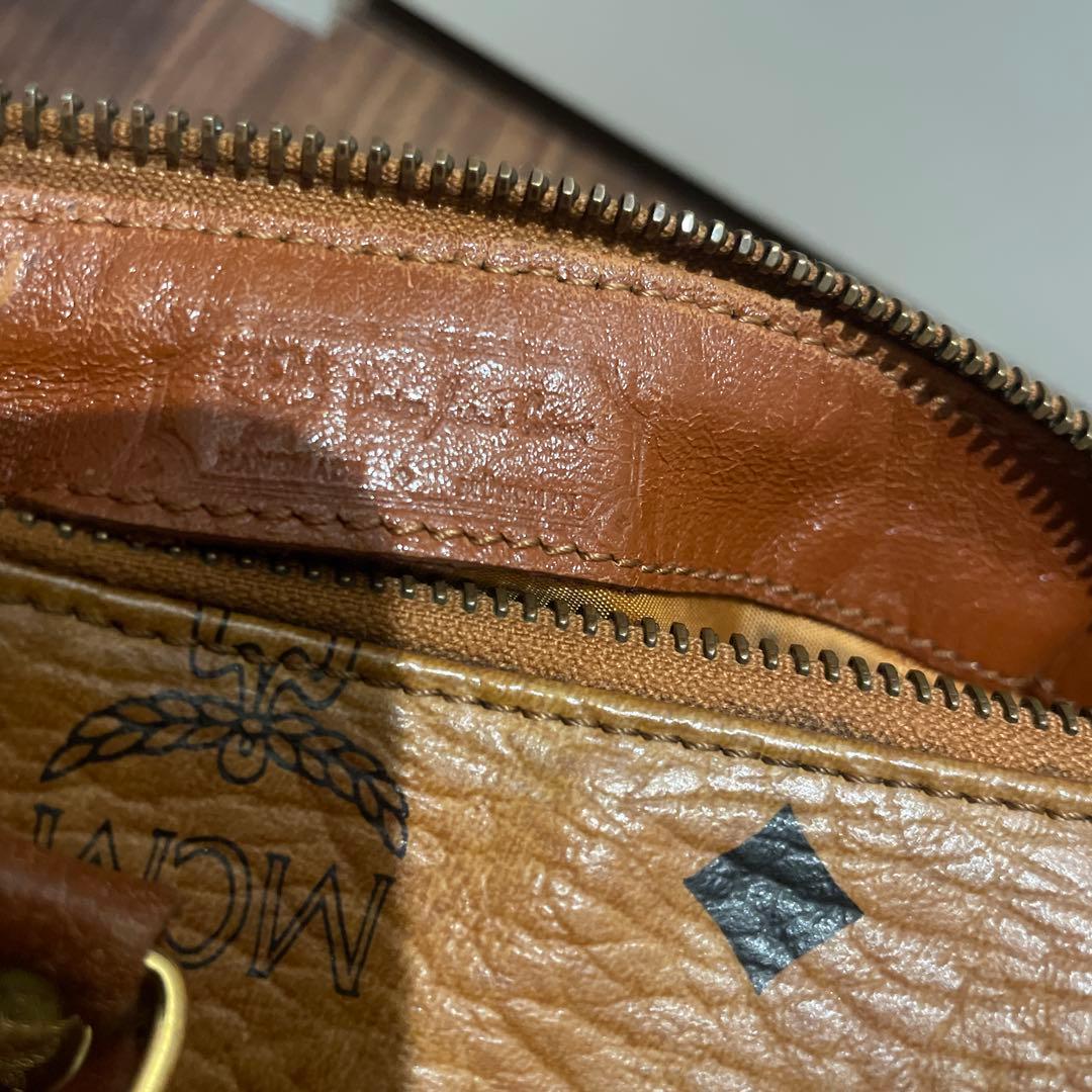 希少MCM マイクロミニ　ポシェット　ミニボストン　アナグラム　ショルダーバッグ