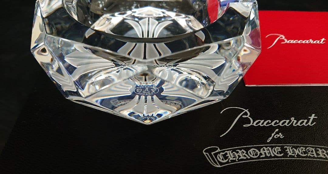 クロムハーツ バカラ CHプラス シガレットアッシュトレイ 灰皿