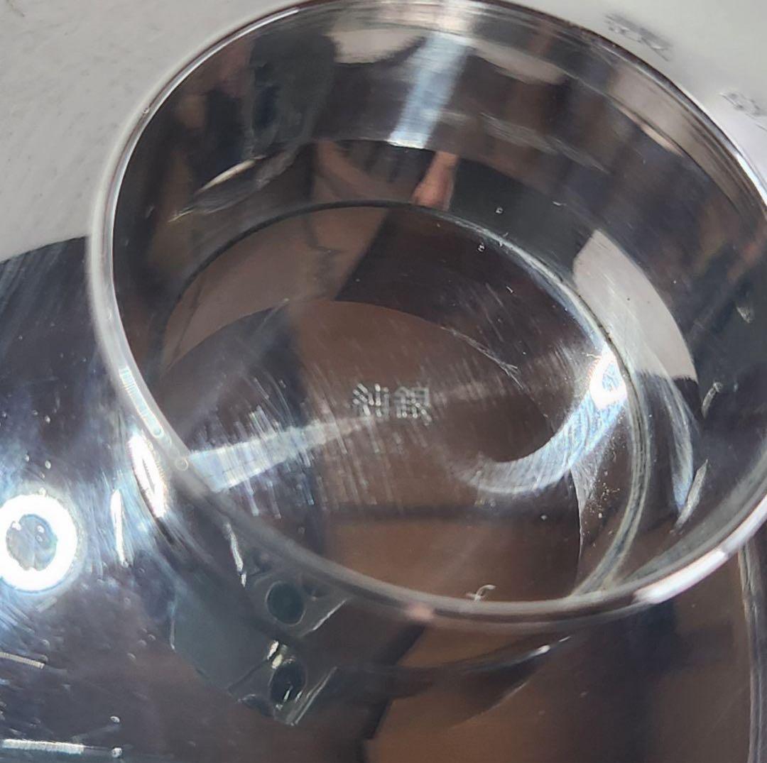 【純銀製61g】貴重な純銀盃杯　超重量61g！