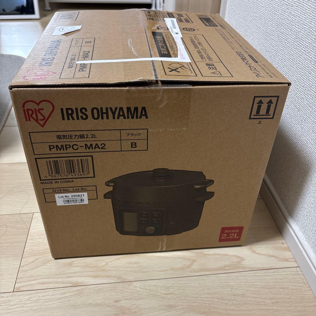 IRIS OHYAMA 電気圧力鍋 PMPC-MA2 2.2L ブラック