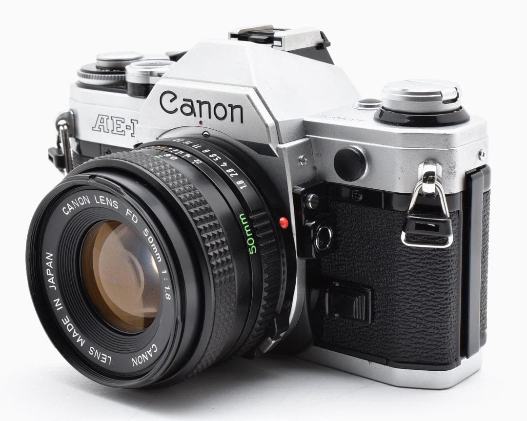 CANON AE-1 シルバー FD 50mm F1.8 #L4