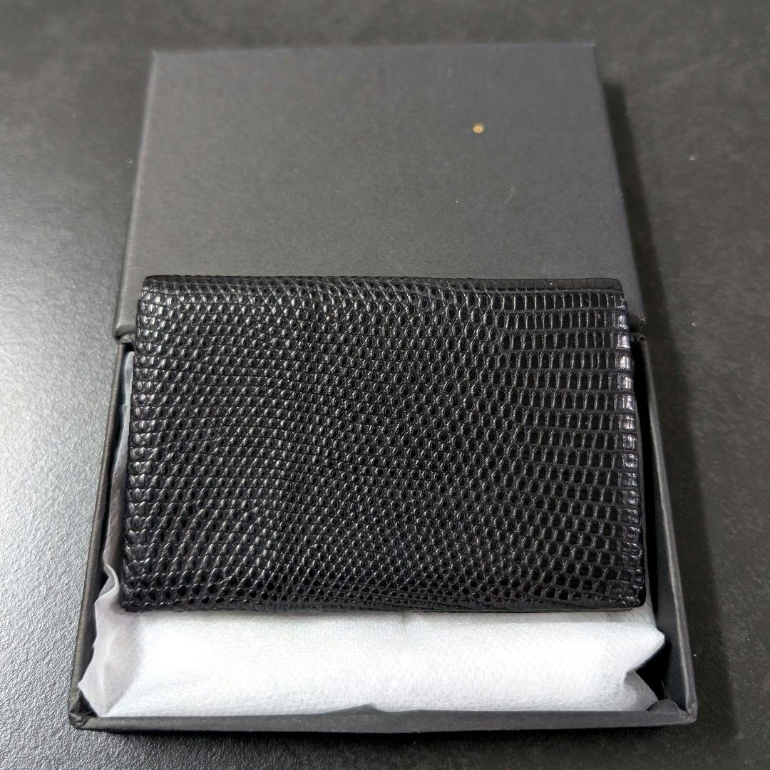 希少 TMBH カードケース リザード ブラック 美品