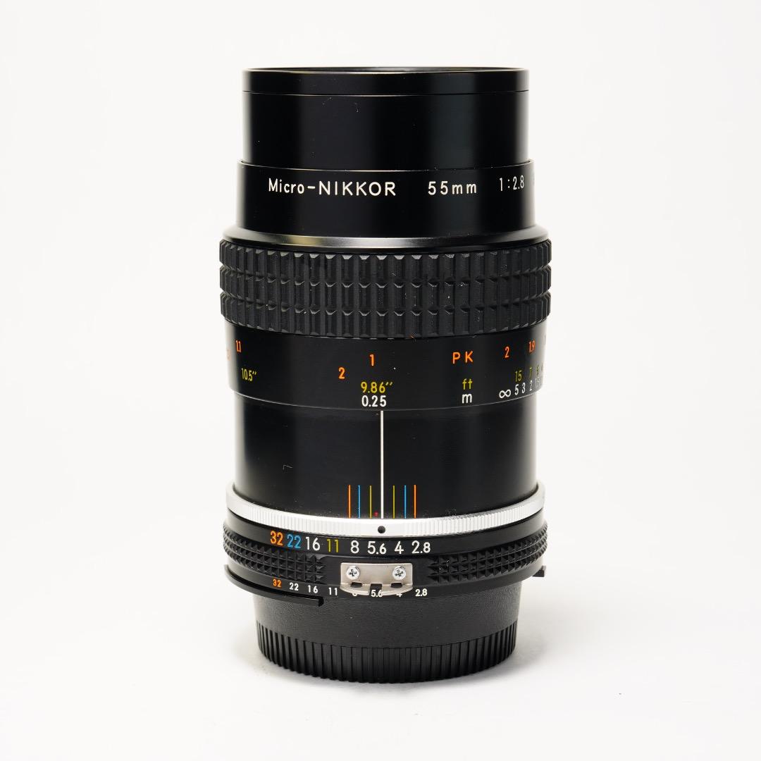 【極美品】ニコン Ai-s Micro-Nikkor 55mm F2.8 523