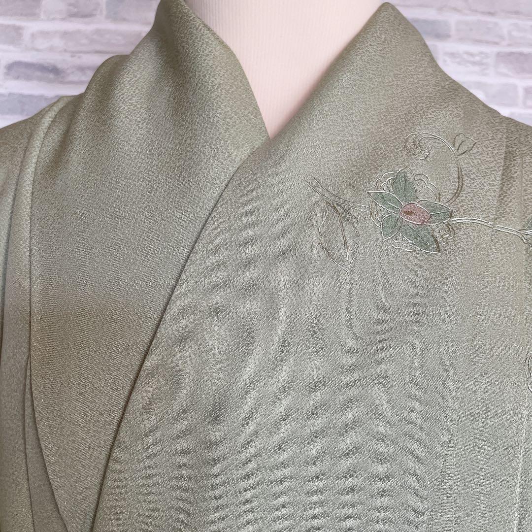 訪問着　フルセット　汕頭刺繍　宝相華　入学式　卒業式　着物　I6