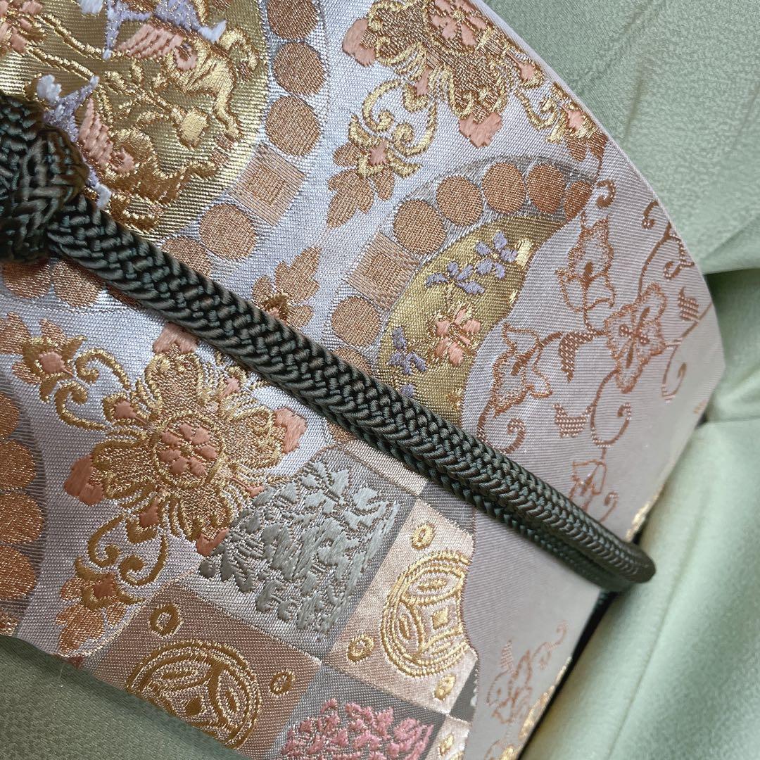 訪問着　フルセット　汕頭刺繍　宝相華　入学式　卒業式　着物　I6