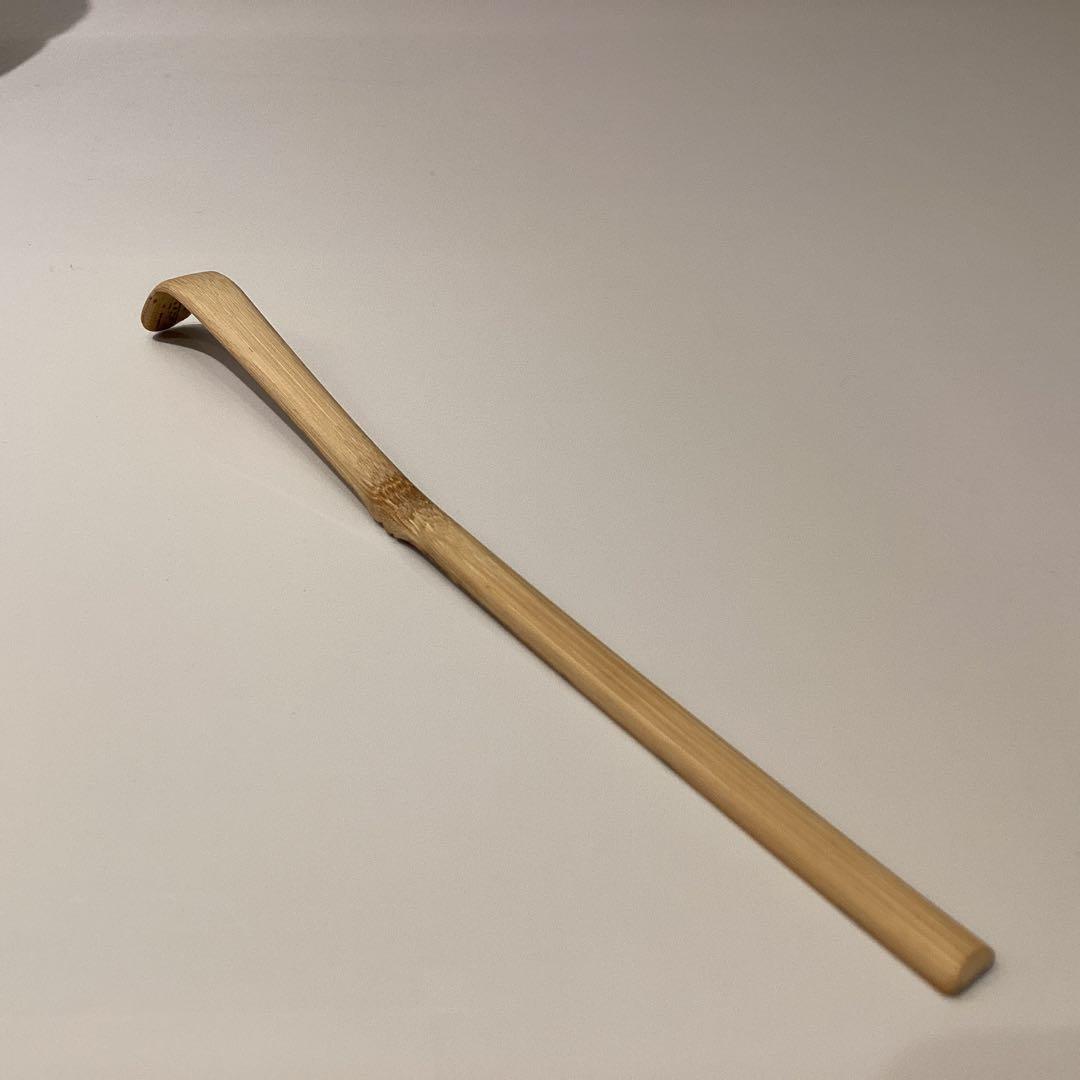 茶杓　蓬莱　再住　吉口桂堂