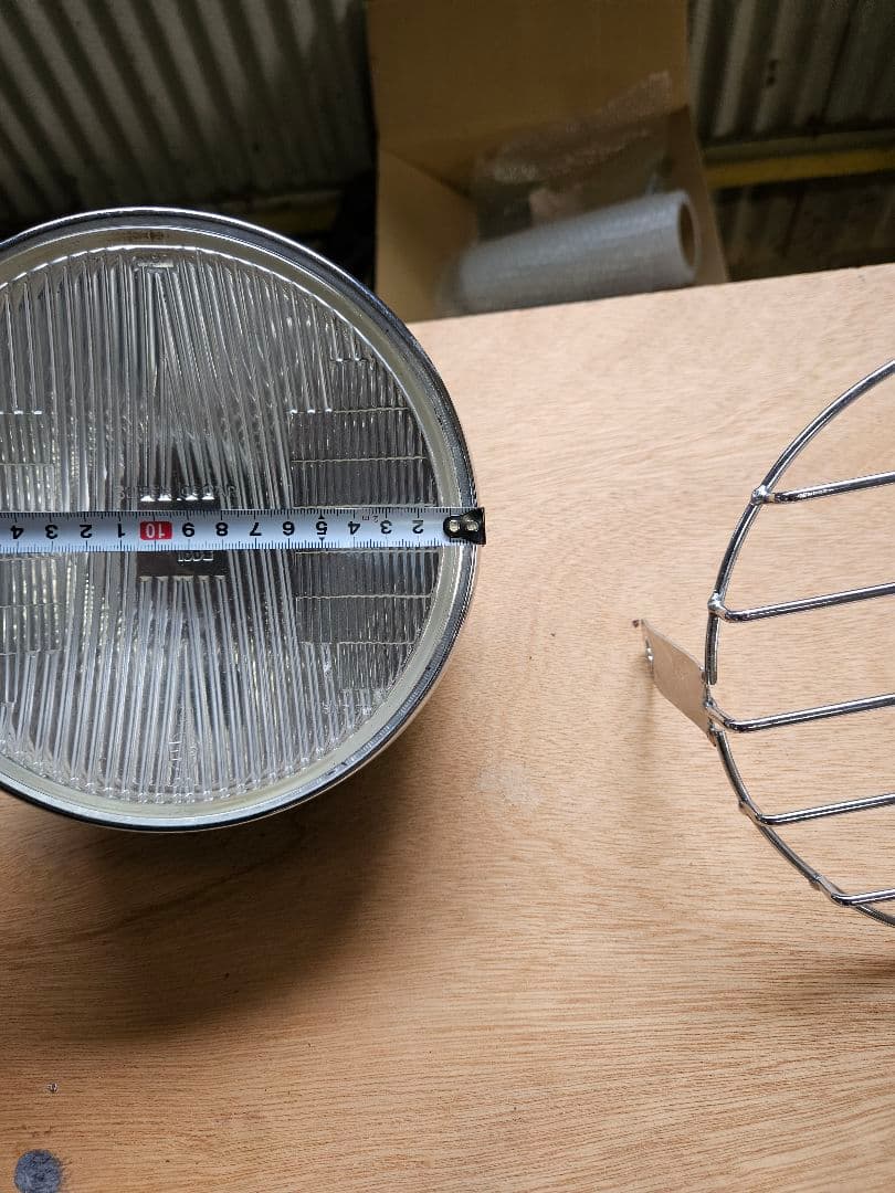 シビエヘッドライト ストーンガード付き