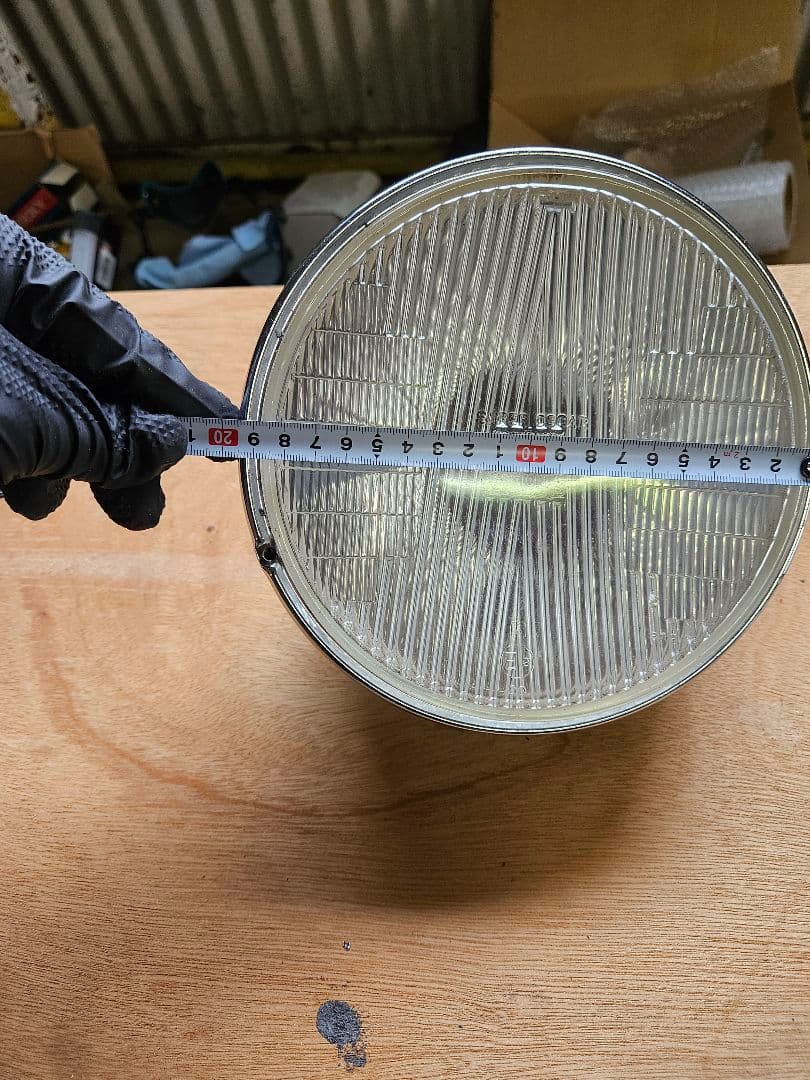 シビエヘッドライト ストーンガード付き