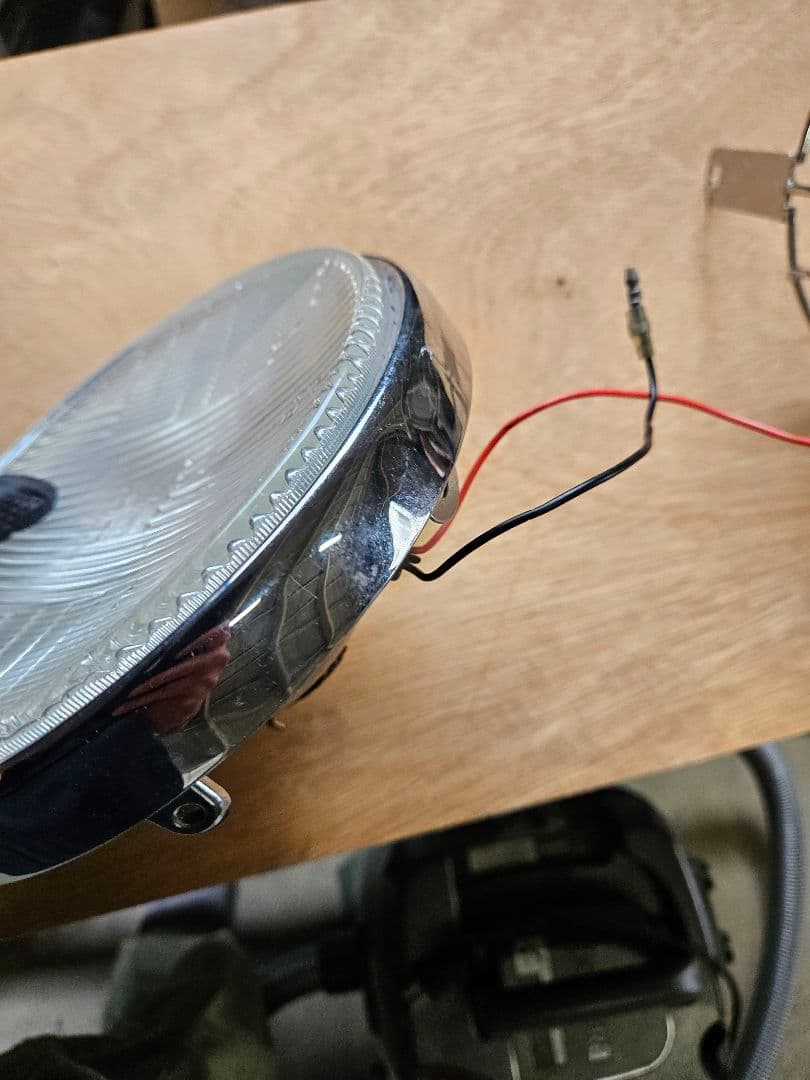 シビエヘッドライト ストーンガード付き