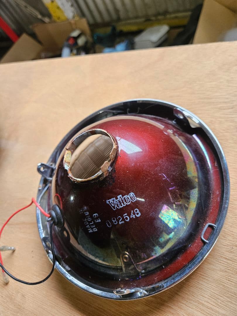 シビエヘッドライト ストーンガード付き