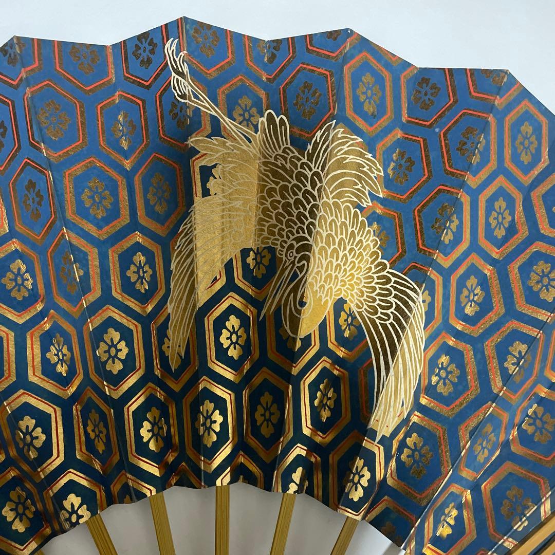 8 舞扇 観世流 能楽御舞扇子司 十松屋福井謹製　豪華 金箔 記念品