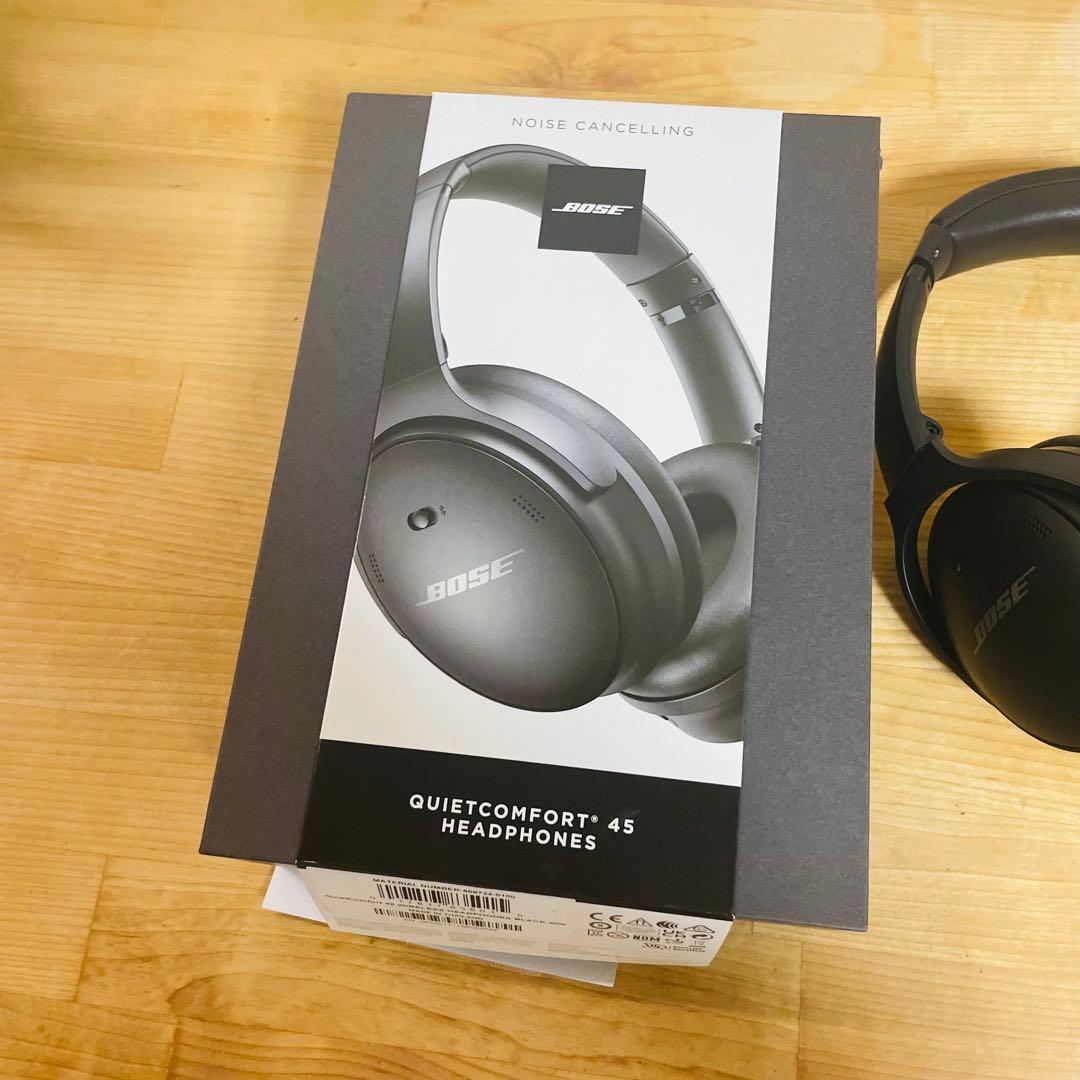 美品✨Bose QuietComfort 45 Headphones Black