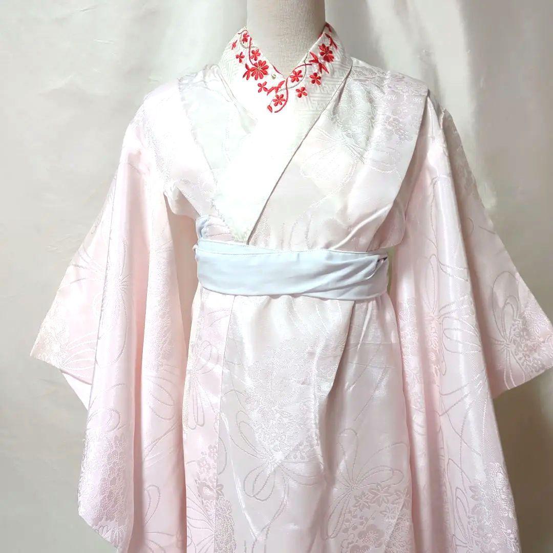 七五三　７歳用着物コーディネート一式　ぽっくり　勝山かんざしセット