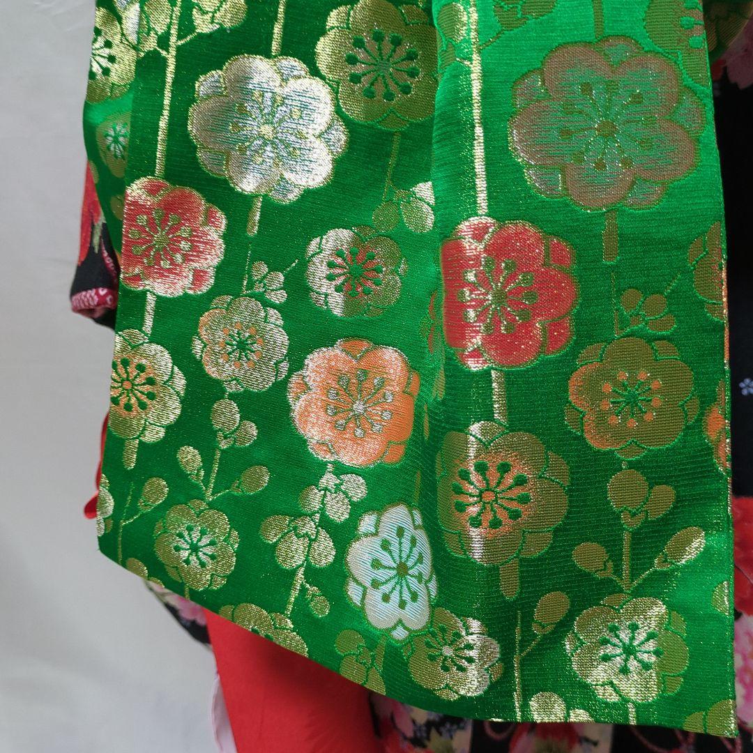 七五三　７歳用着物コーディネート一式　ぽっくり　勝山かんざしセット