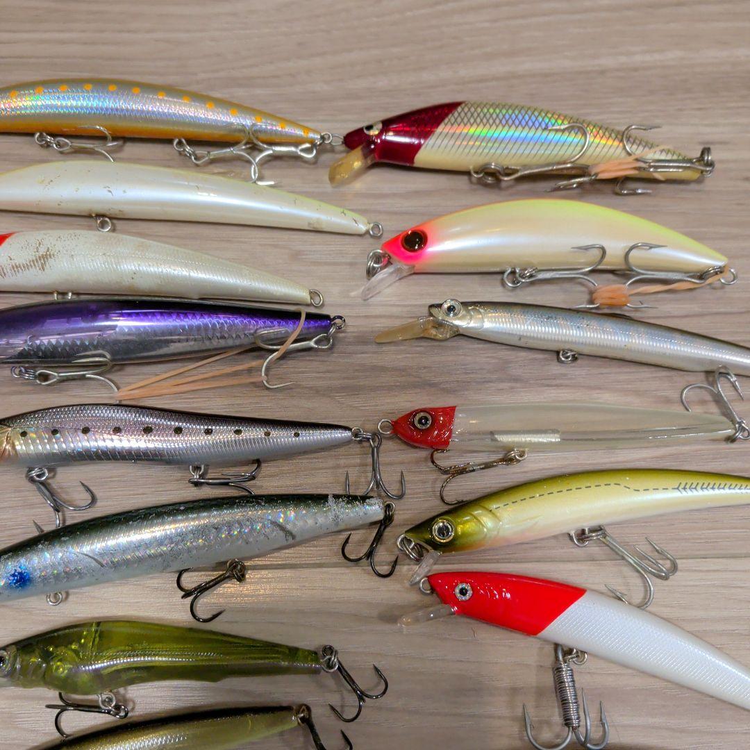 釣り用タックルボックス シーバス用ルアー70個超セット まとめ売り