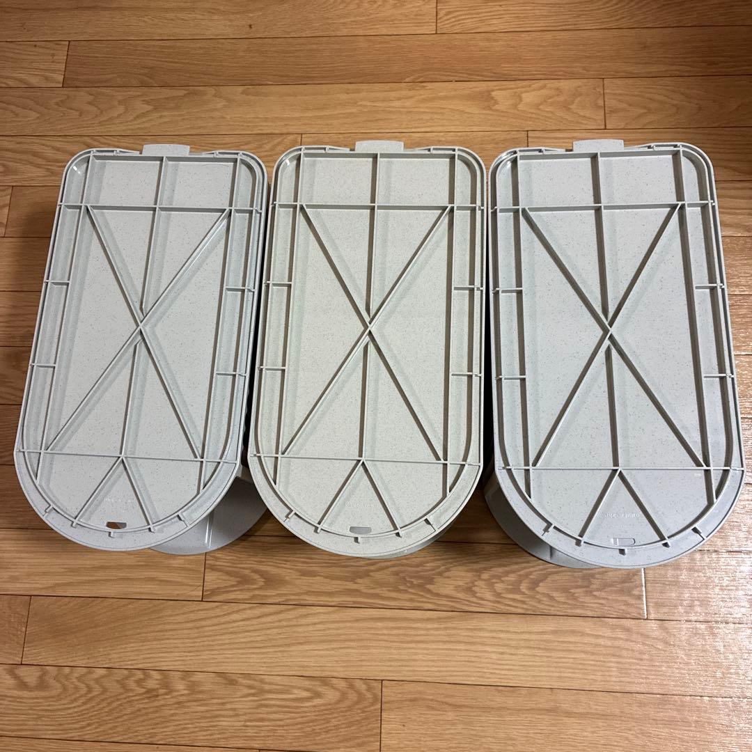 ★タッパーウェア❗️ ディリーストッカー&引き出しスリット2個の３段セット❗️