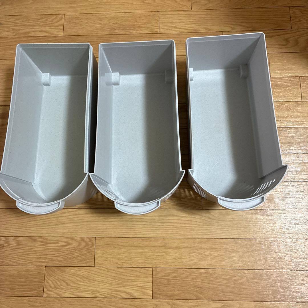 ★タッパーウェア❗️ ディリーストッカー&引き出しスリット2個の３段セット❗️