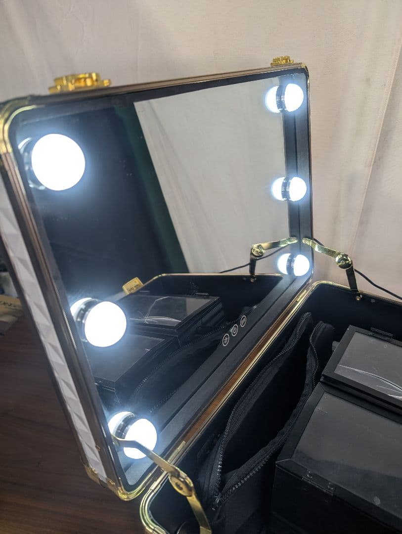 （M.H）Franc Franc ハリウッドボックス ホワイト ・ジャンク品