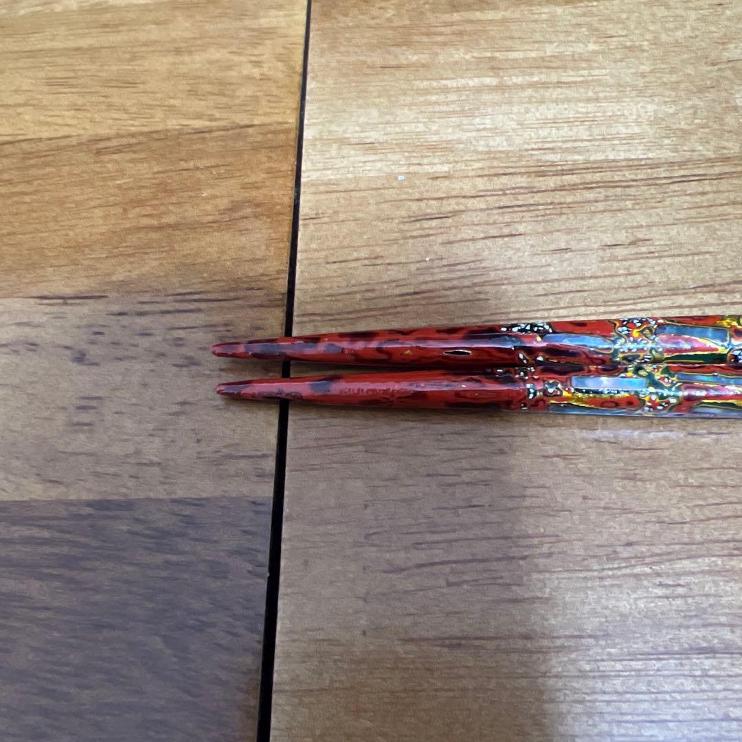 若狭塗•本漆螺鈿箸27cm