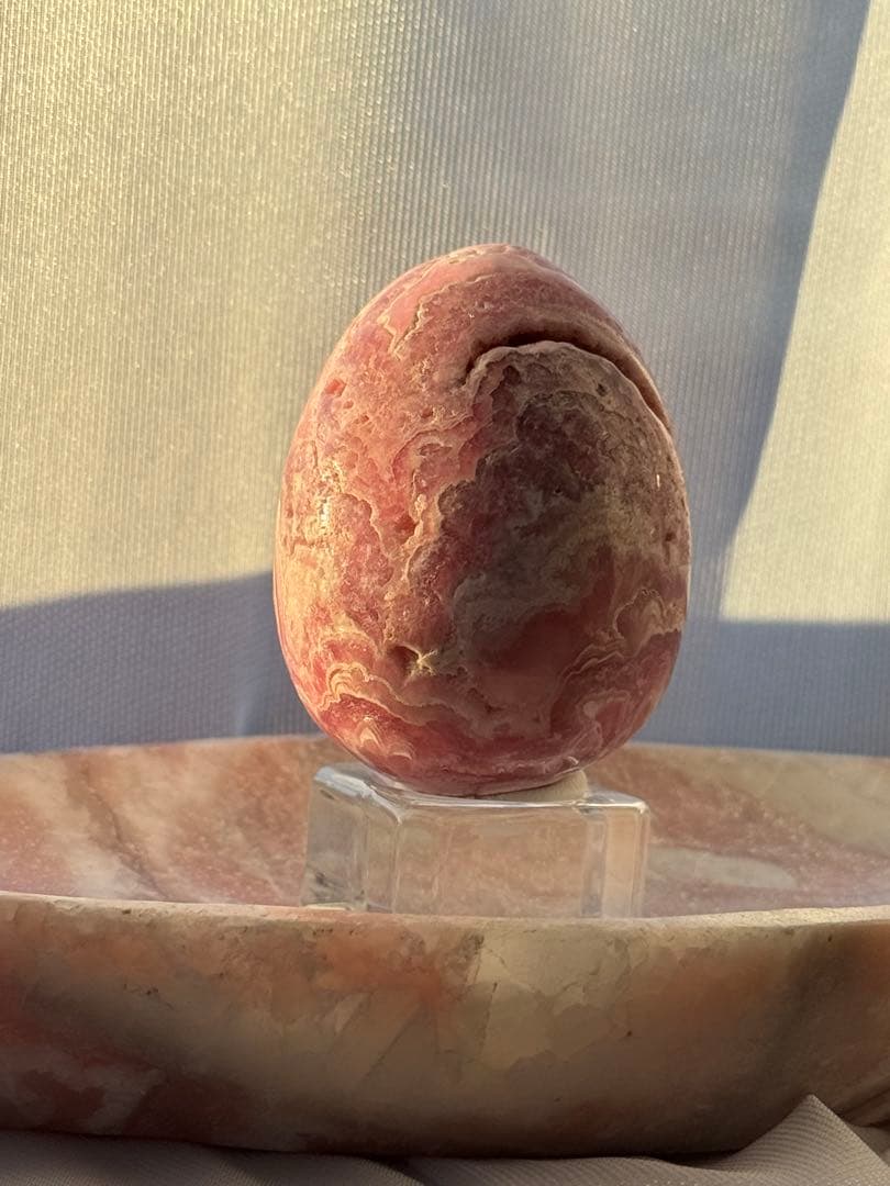 インカローズ エッグ⭐︎美発色ピンクの花模様＆キラキラ⭐︎ドゥルージー