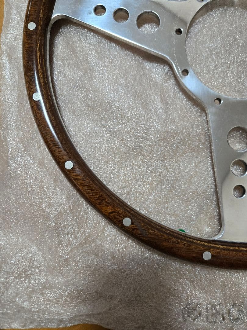 ばやさま専用　モトリタウッドステアリング　フラット　14インチ　超美品