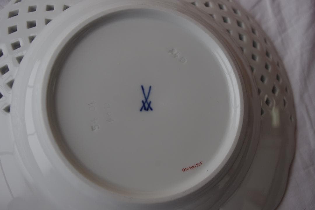 マイセンの皿2枚セット