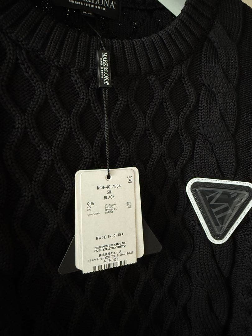 新品 ★ MARK&LONA ニット セーター マーク&ロナ 正規品 ブルゾン