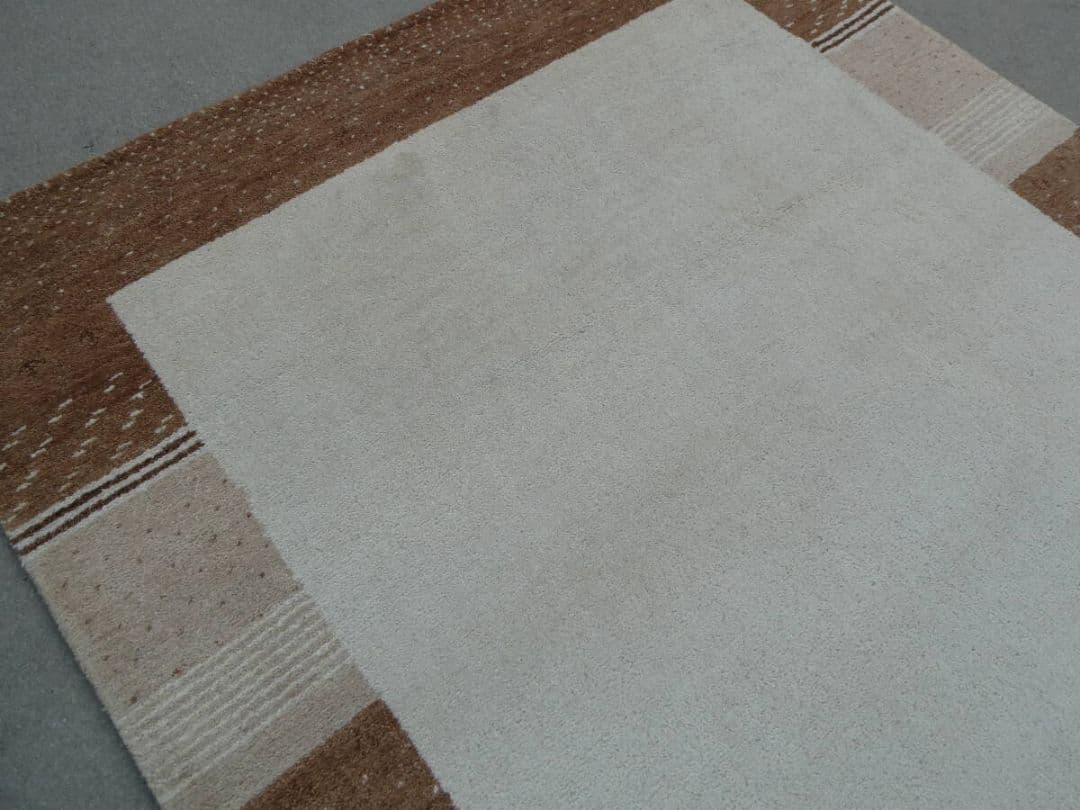 239×166cm　ギャッベ　手織り　民族ギャッベ　リビングラグ